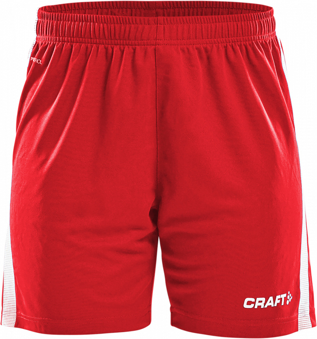 Craft - Pro Control Shorts Dame - Rød & hvid